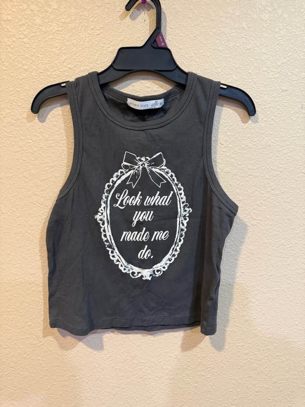 Altar'd State "Look What You Made Me Do" Ribbed Tank Top Size XXL